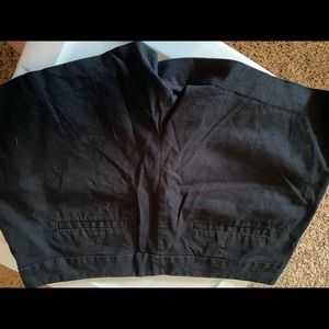 Banana republic size 12 black Hampton fit shorts